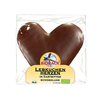 Bioback Lebkuchen Herz 42g Hello Vegan Onlineshop