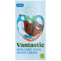 Vantastic Foods Mini Choc Bars White Creem 100g