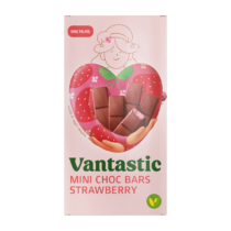 Vantastic Mini Choc Bars Strawberry 100g