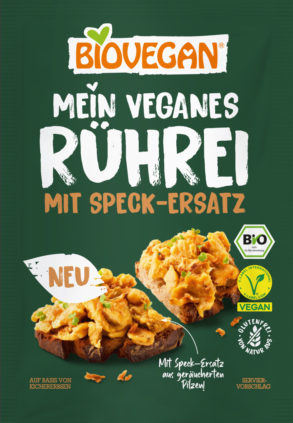 Biovegan Mein veganes Rührei mit Speck-Ersatz 50g