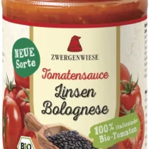Zwergenwiese Tomatensauce Linsen Bolognese 340ml