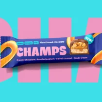 Champs Peanut Caramel Riegel 45g