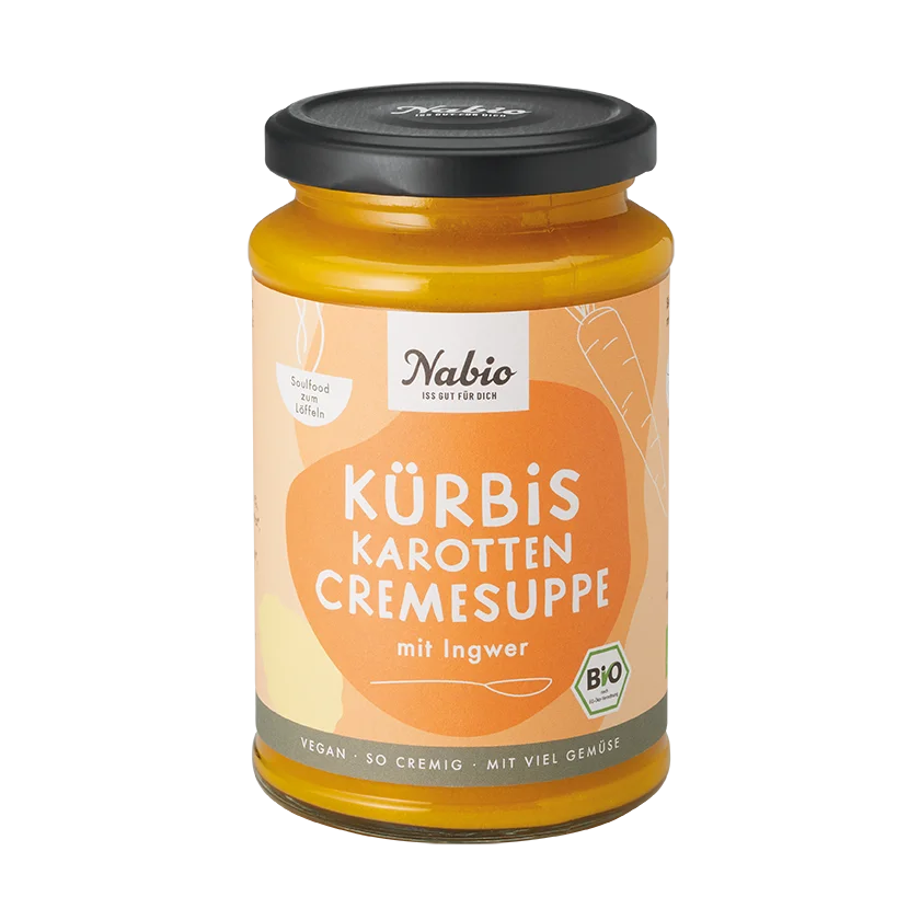 Nabio Kürbis Karotten Cremesuppe 375ml