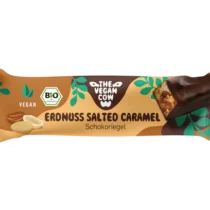 The Vegan Cow Schokoriegel Erdnuss Salted Caramel 40g