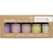 Benecos Duschgelset Mini Party unter der Dusche 5x50ml