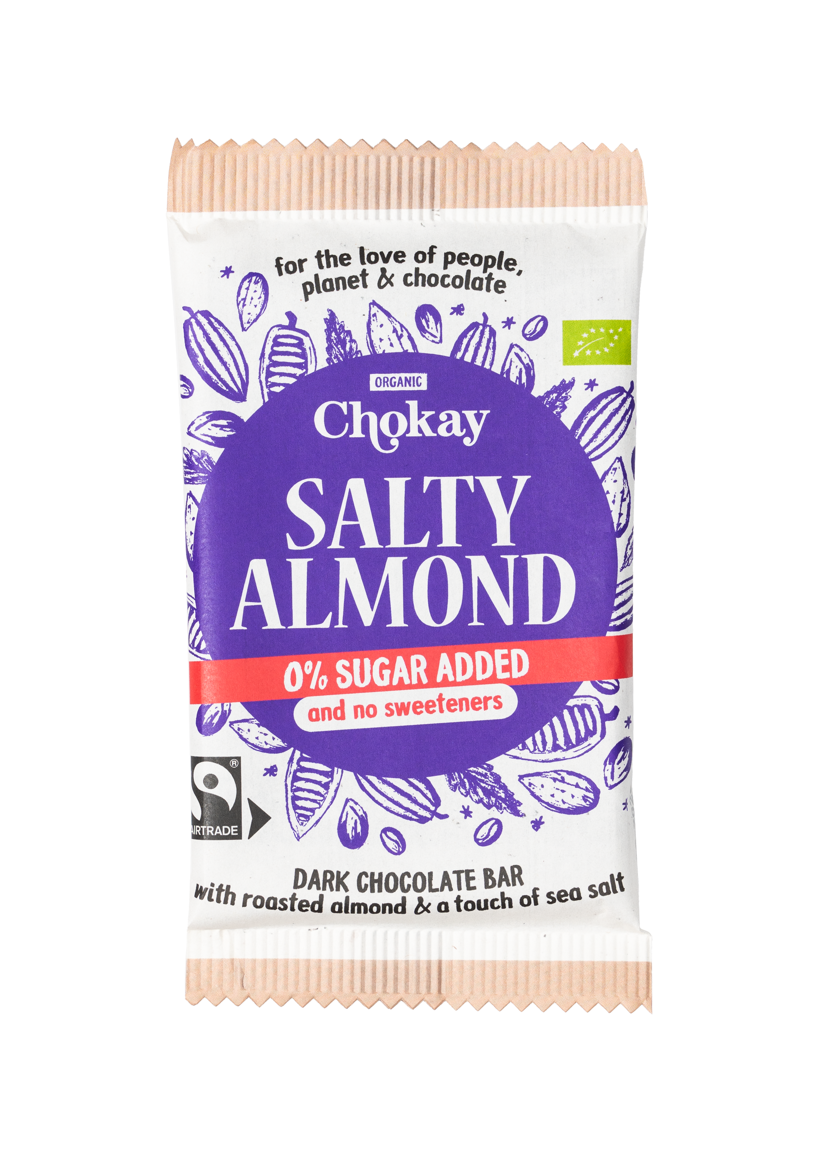 Chokay Salty Almond Zartbitterschokolade 70g