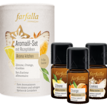 Farfalla Aromaöl-Set Zitrone, Orange, Cookies 3x5ml