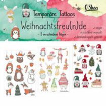 Mal mich bunt Temporäre Tattoos Weihnachtsfreu(n)de