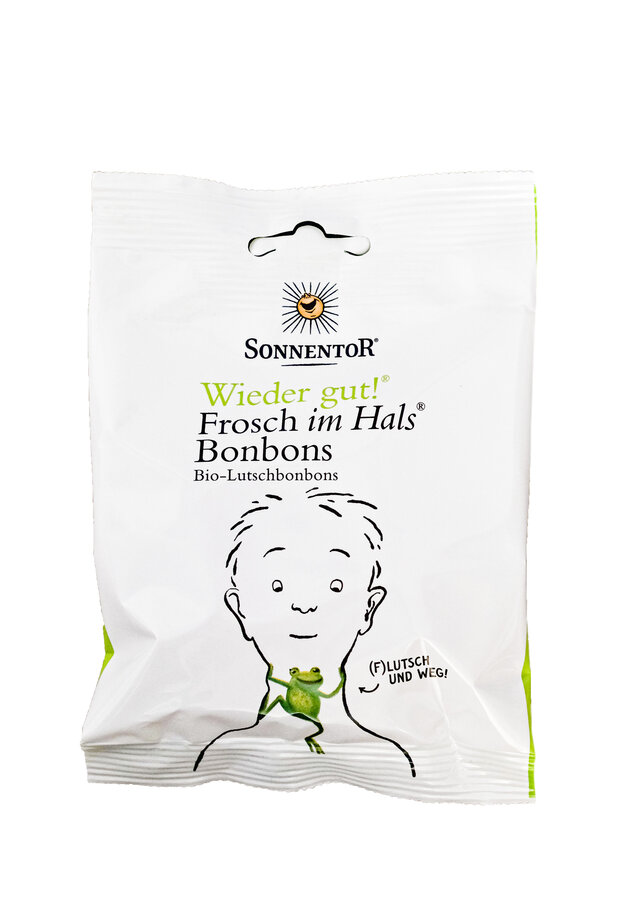 Sonnentor Wieder gut Frosch im Hals Bonbons