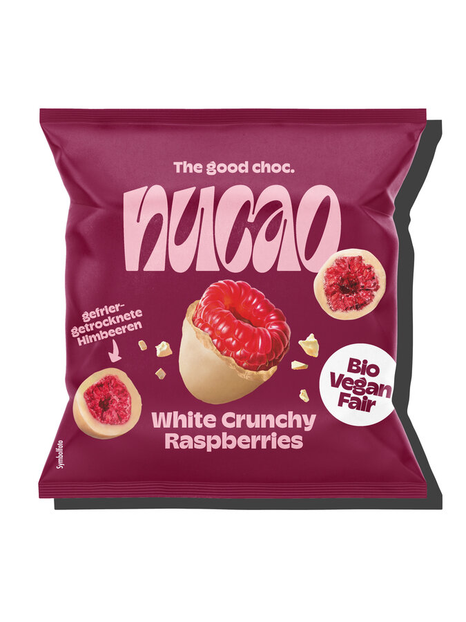 Nucao White Crunchy Raspberries 50g