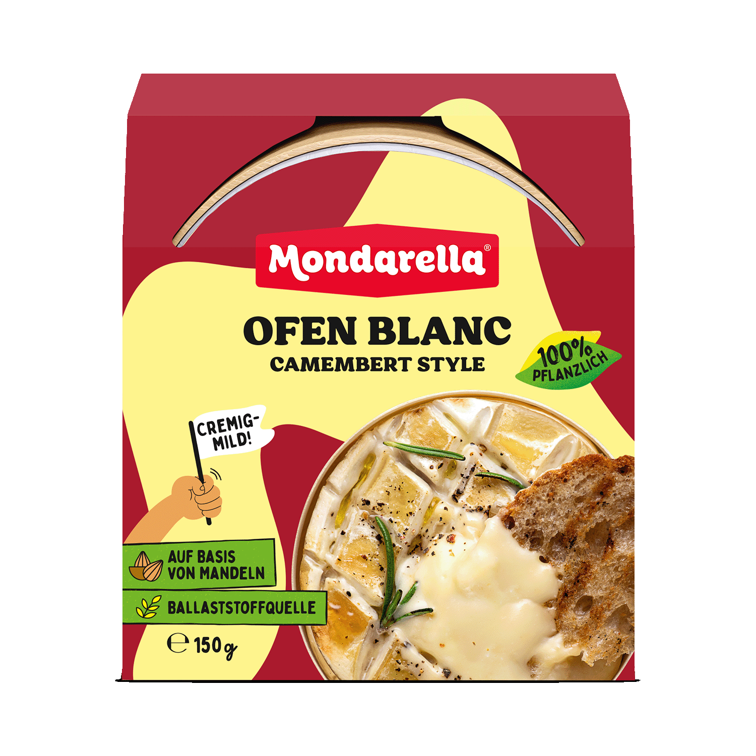 Mondarella Ofen Blanc Camembert Style 150g