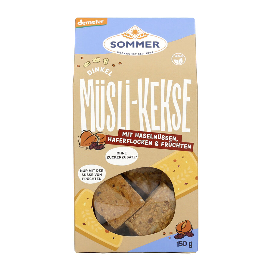 Sommer Dinkel Müeslikekse 150g